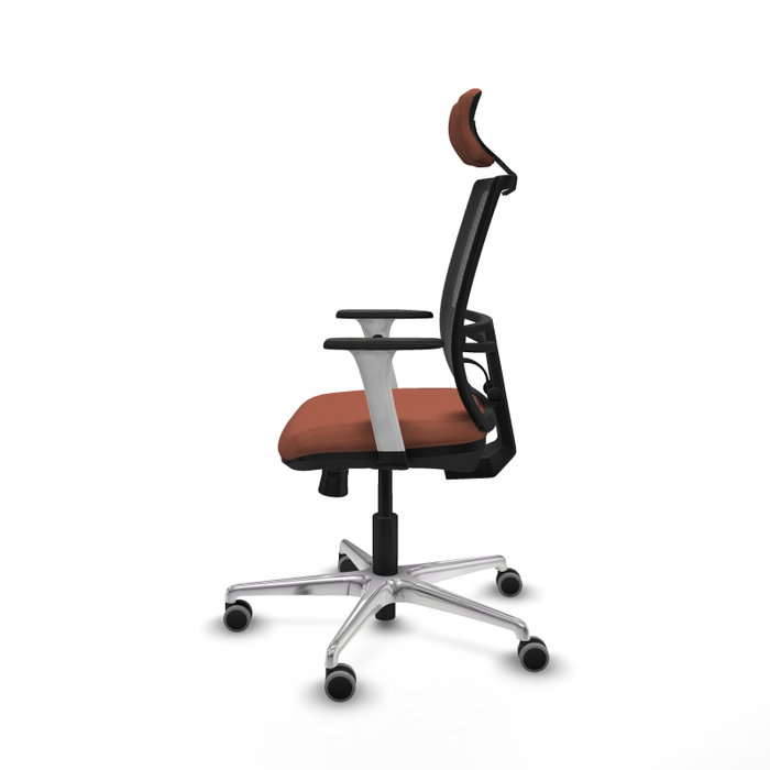 PIQUERAS Y CRESPO Silla de oficina Yunquera con mecanismo Sincro/Traslack Marrón y Negro PIQUERAS Y CRESPO Silla de oficina Yunquera con mecanismo Sincro/Traslack Marrón y Negro
