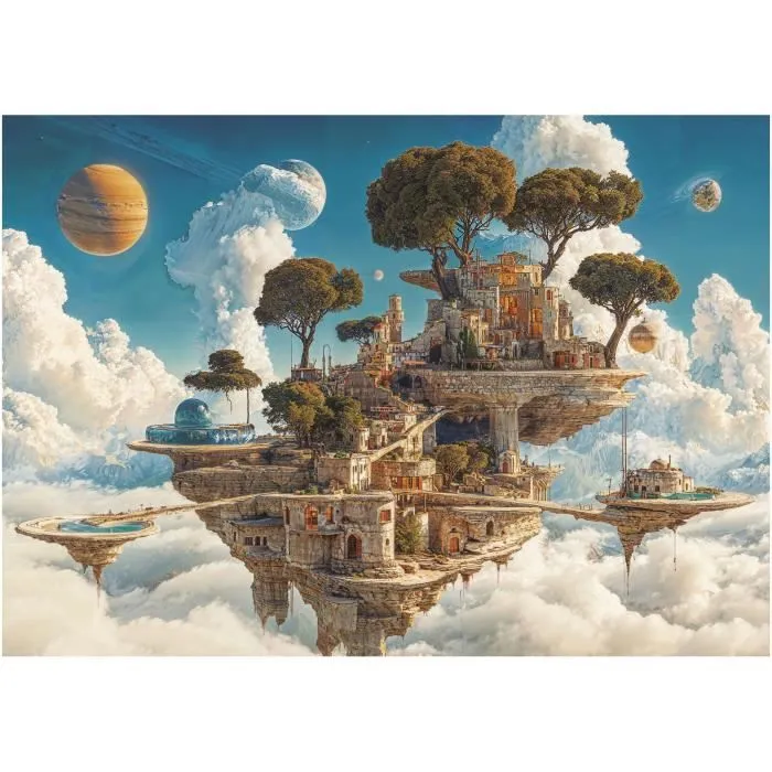 Educa AAAQE71952 Puzzle Reino de las Nubes 500 piezas Temática Fantasía 48 x 68 cm