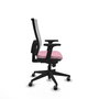 PIQUERAS Y CRESPO Silla de oficina Horna Rosa y Blanco