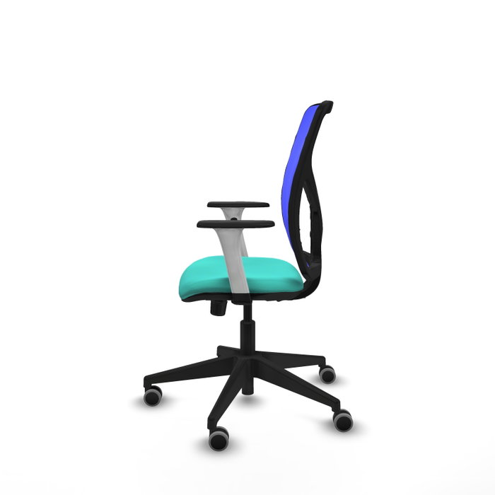 PIQUERAS Y CRESPO Silla de oficina Motilla con mecanismo Sincro, Turquesa y Azul PIQUERAS Y CRESPO Silla de oficina Motilla con mecanismo Sincro, Turquesa y Azul