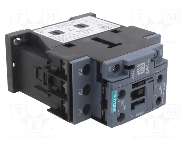SIEMENS 3RT2025-1AB00 Contactor 3-polar 24VAC