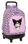Safta Mochila Grande Con Ruedas Compact Extraible 33x45x22cm - Para Viajes y Escuela
