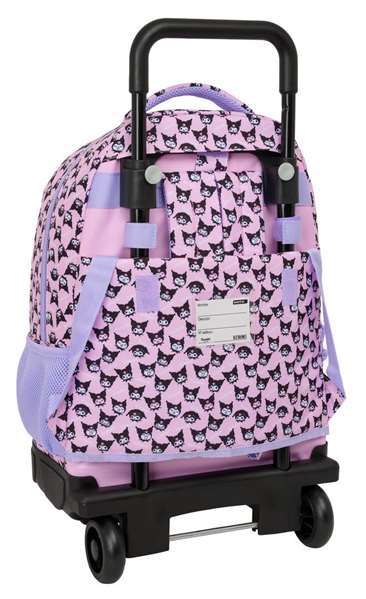 Safta Mochila Grande Con Ruedas Compact Extraible 33x45x22cm - Para Viajes y Escuela