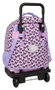 Safta Mochila Grande Con Ruedas Compact Extraible 33x45x22cm - Para Viajes y Escuela