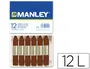 Manley Lápices Cera Unicolor Pardo n.29 Caja de 12 Unidades