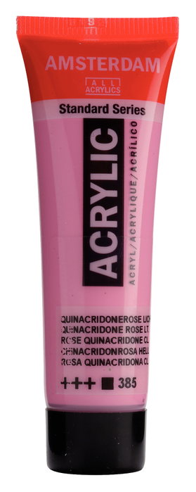 Amsterdam Rosa Quinacridona Claro 385 Acrílico 20 ml Amsterdam Rosa Quinacridona Claro 385 Acrílico 20 ml