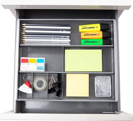 Bandeja Archivo 2000 Organizador Para Cajon Rejilla Mesh 7 Compartimentos