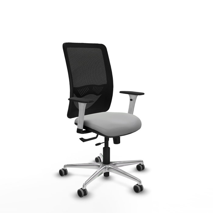 PIQUERAS Y CRESPO Silla de oficina Zulema Gris claro y Negro PIQUERAS Y CRESPO Silla de oficina Zulema Gris claro y Negro