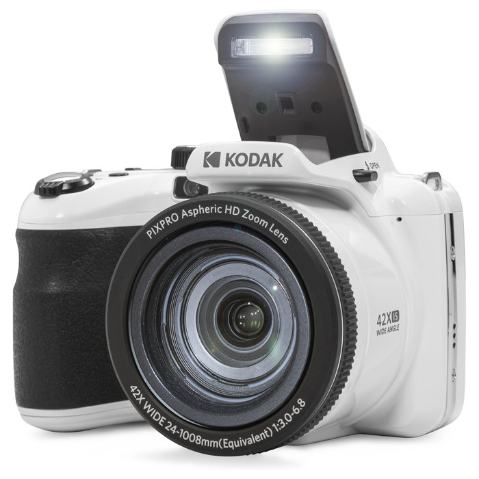 Kodak Astro Zoom AZ425 Cámara Bridge 20.68 MP Sensor BSI CMOS Zoom Óptico 42x Full HD Negro/Blanco