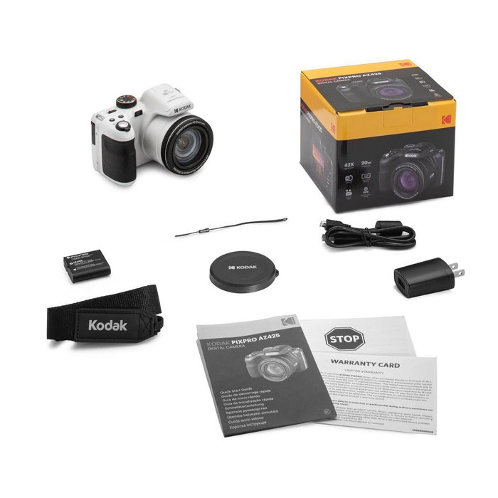 Kodak Pixpro Astro Zoom AZ425 Blanca con Zoom Óptico 42x Kodak Pixpro Astro Zoom AZ425 Blanca con Zoom Óptico 42x