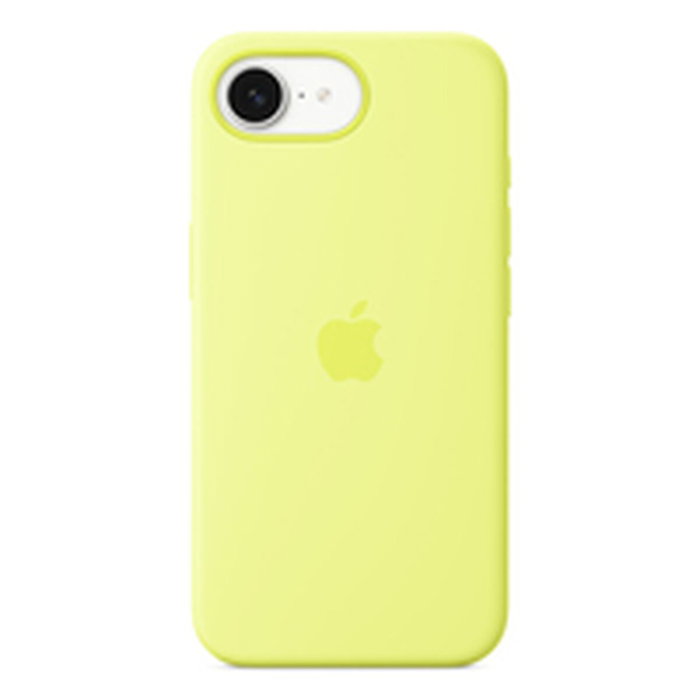Apple iPhone 16e Funda de silicona Amarillo neón
