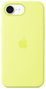 Apple iPhone 16e Funda de silicona Amarillo neón