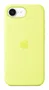 Apple MGYW4ZM/A Funda Silicona para iPhone 16e - Neon Yellow, 6.1", con 55% Silicona Reciclada, Protección contra Caídas y Arañazos