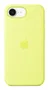 Apple MGYW4ZM/A Funda Silicona para iPhone 16e - Neon Yellow, 6.1", con 55% Silicona Reciclada, Protección contra Caídas y Arañazos