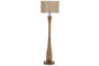DKD Home Decor Lampara Pie Urban Marron Beige 40 x 141 x 40 cm Fibra E27 50W