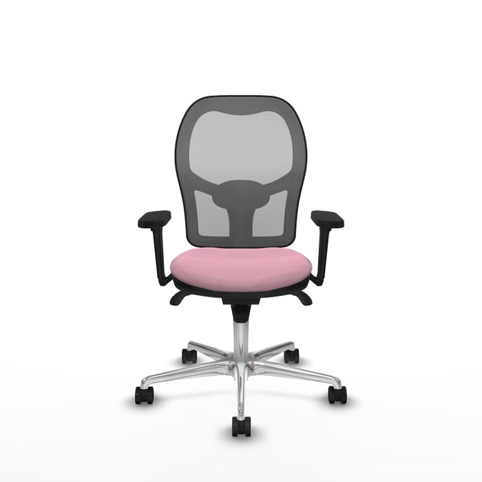 PIQUERAS Y CRESPO Silla de oficina Jorquera Rosa y Gris PIQUERAS Y CRESPO Silla de oficina Jorquera Rosa y Gris