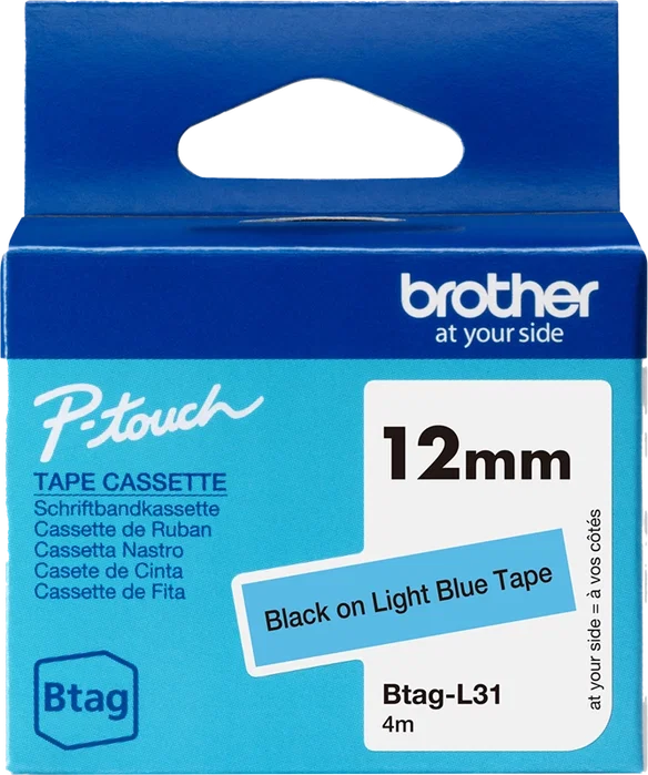 Brother Btag-L31 Cinta mecanográfica para etiquetadoras Brother Btag-L31 Cinta mecanográfica para etiquetadoras