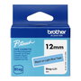 Brother BTAG-L31 Cinta de Etiquetas 12mm x 4m, Negro/Azul Claro, Compatible con PT-N10, PT-N20, PT-N25BT