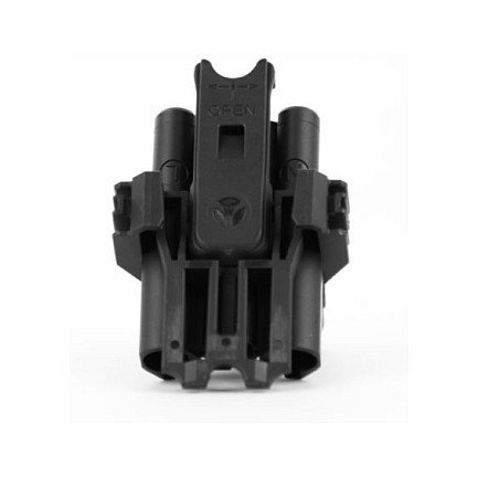 Bachmann 375.107 Bloque Terminal Wieland GST18, 1 Entrada / 2 Salidas con Posibilidad de Montaje, Color Negro