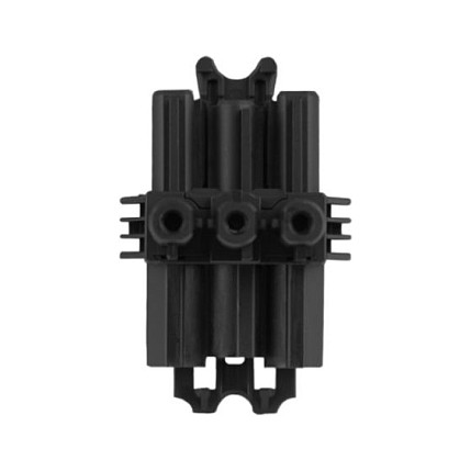 Bachmann Bloque de distribución WIELAND GST18 1xIn/2xOut Negro
