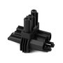 Bachmann 375.107 Bloque Terminal Wieland GST18, 1 Entrada / 2 Salidas con Posibilidad de Montaje, Color Negro