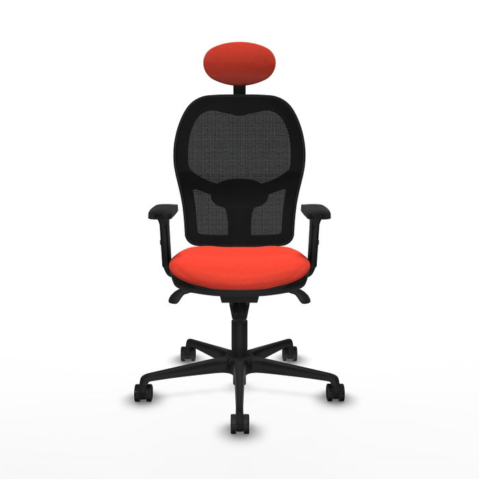 PIQUERAS Y CRESPO Silla de oficina Jorquera Naranja y Negro