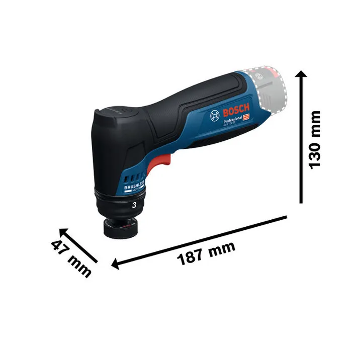 Bosch Professional Lijadora Orbital GSS 12V-32, 12 V, Diámetro 32 mm
