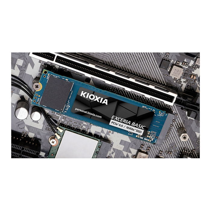 Kioxia LSF10Z001TG8 SSD Exceria Basic 1 TB M.2 2280 NVMe PCIe 4.0, 1M IOPS Lectura, 1.15M IOPS Escritura Kioxia LSF10Z001TG8 SSD Exceria Basic 1 TB M.2 2280 NVMe PCIe 4.0, 1M IOPS Lectura, 1.15M IOPS Escritura
