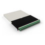 PATCHBOX Patchbox.one Kabeleinzugzugssystem 30RU/STP 1,8m Cat6a U/FTP PoE 24 Kassetten Kabel grün