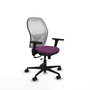 PIQUERAS Y CRESPO Silla de oficina Jorquera con mecanismo Sincro/Traslack Morado y Blanco