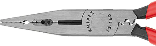 KNIPEX Alicates universales planos y prolongados 160 mm