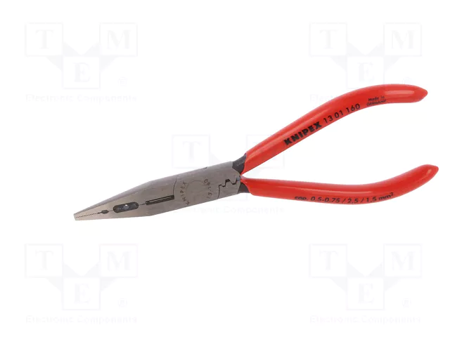 KNIPEX Alicates universales planos y prolongados 160 mm