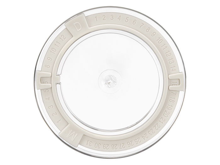 Kinvara Organizador Nevera Tapa Aro Blanco 21x13.2x8.5 cm (Set de 24)