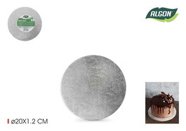 Algon Tabla para Tartas Redonda 20 cm (24 Unidades)
