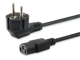 Equip Cable de Alimentación C13 a Schuko 1,8 m Negro
