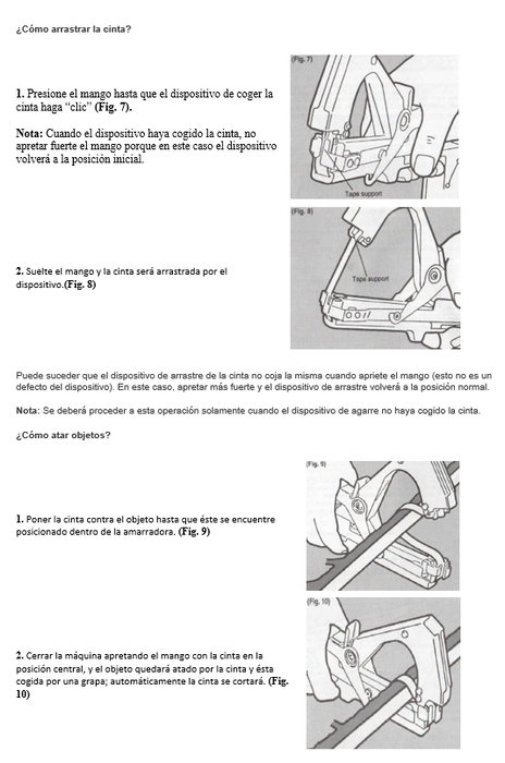 PLUVIA J919 Atadora Profesional para Atar de Cinta/Grapas