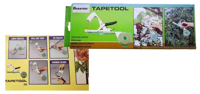 PLUVIA J919 Atadora Profesional para Atar de Cinta/Grapas