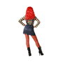 Disfraz de Muñeca Multicolor para Mujer Adulto Halloween Mono y Camiseta Rayada Talla XS-S