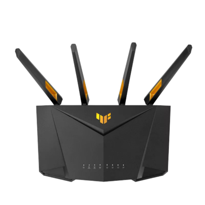 ASUS Router Inalámbrico TUF Gaming AX3000 V2 Doble Banda Wi-Fi 6 (802.11ax) hasta 2402 Mbit/s Gigabit Ethernet Negro Naranja