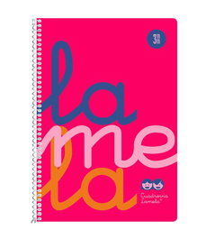 Lamela Bloc Tapa Polipropileno 4º 80H Cuadrovia 3 Mm Rosa (Set de 5)