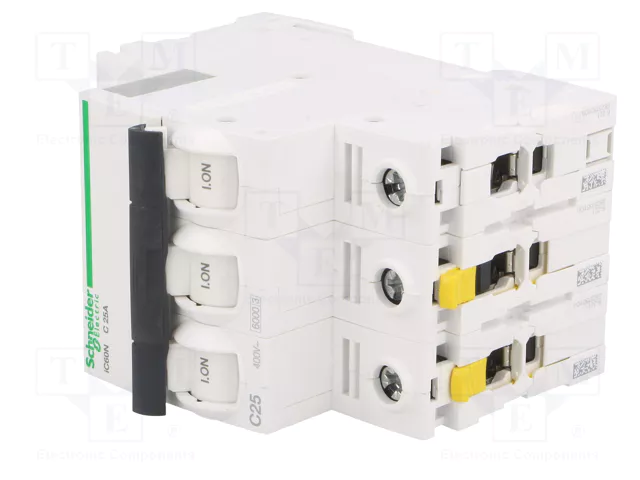 SCHNEIDER ELECTRIC Interruptor magnetotérmico ACTI9 iC60N 25A 3 polos