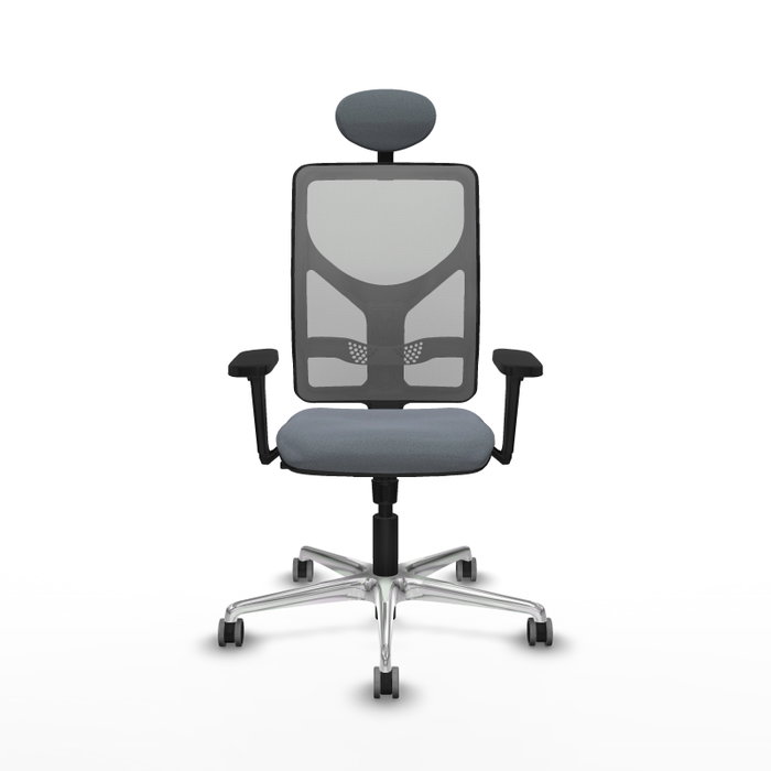 PIQUERAS Y CRESPO Silla de oficina Motilla con mecanismo Sincro, Gris PIQUERAS Y CRESPO Silla de oficina Motilla con mecanismo Sincro, Gris