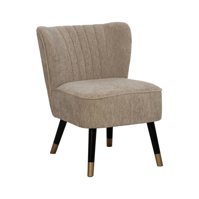 Ixia Sillón Beige Tejido-Madera