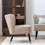 Ixia Sillón Beige Tejido-Madera