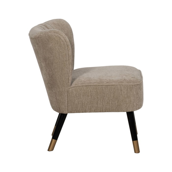 Ixia Sillón Beige Tejido-Madera