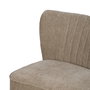 Sillón Beige Tejido-Madera Salón 58 X 70 X 74 cm