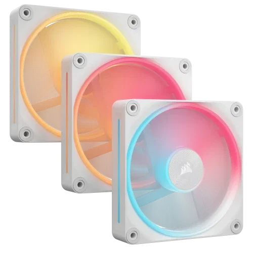 Corsair iCUE LINK LX120-R RGB Ventilador 12 cm Blanco (Pack de 3) Corsair iCUE LINK LX120-R RGB Ventilador 12 cm Blanco (Pack de 3)