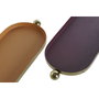DKD Home Decor Centro de Mesa de Hierro Rugoso, Pack de 2 unidades, Colores Surtidos