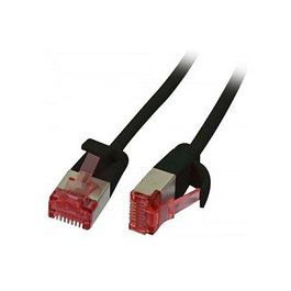 Synergy21 Patchkabel RJ45 CAT6 0,25m negro