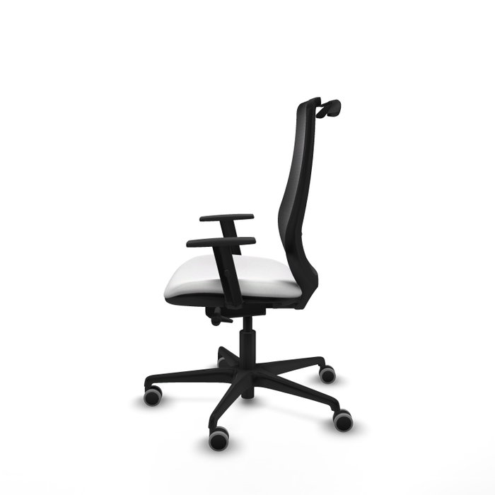 PIQUERAS Y CRESPO Silla de oficina Mardos con mecanismo Sincro/Traslack, Blanco y Negro PIQUERAS Y CRESPO Silla de oficina Mardos con mecanismo Sincro/Traslack, Blanco y Negro